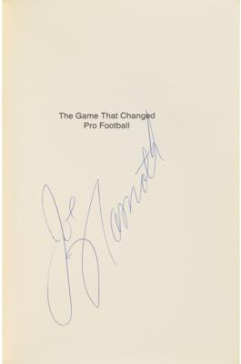 Lot #836 Joe Namath Signed Book - Image 2