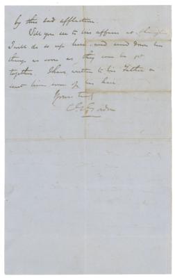 Lot #326 Charles ‘Chinese’ Gordon Autograph Letter Signed - Image 2