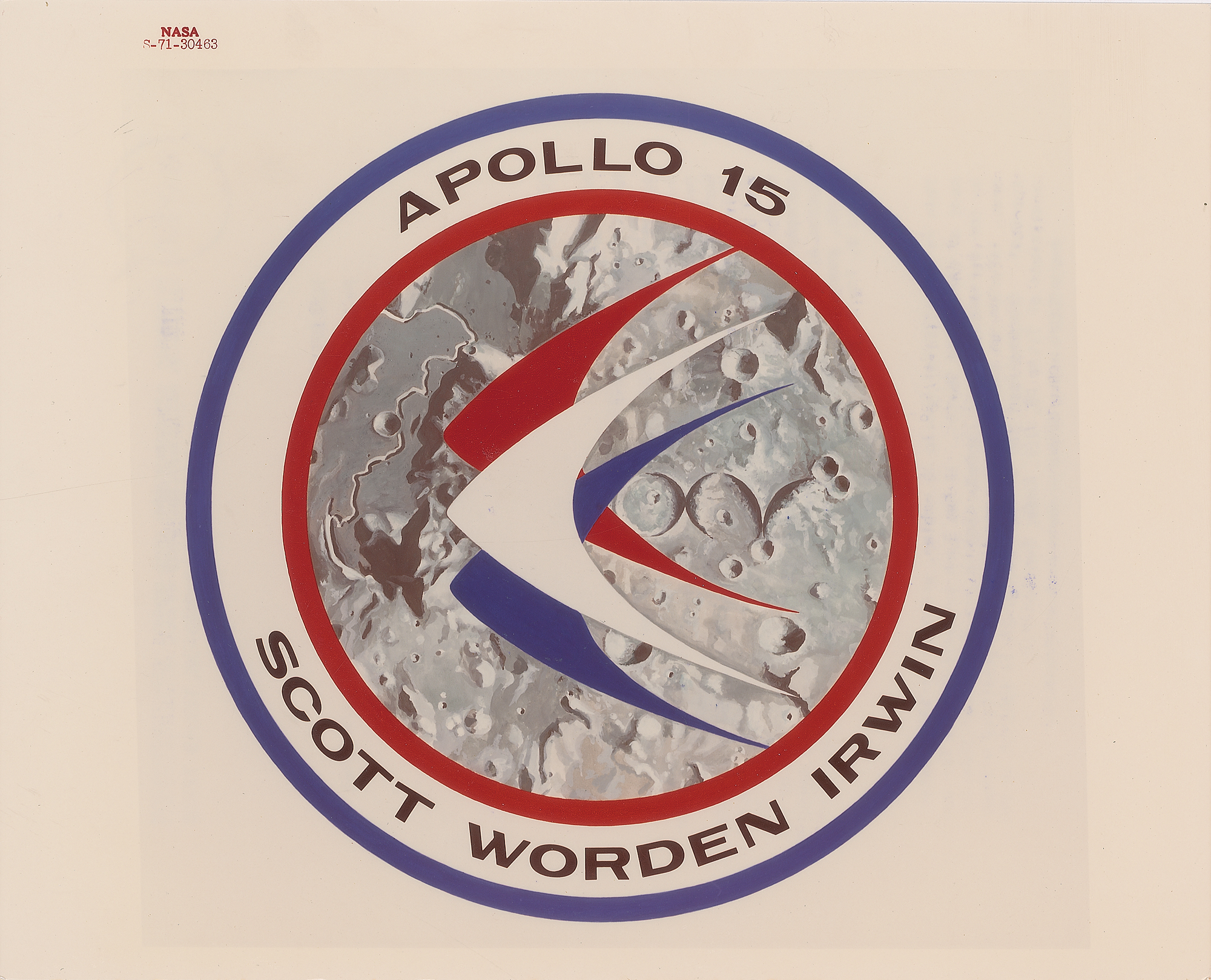 Lot #378 Apollo 15 Original 'Type 1' Photograph