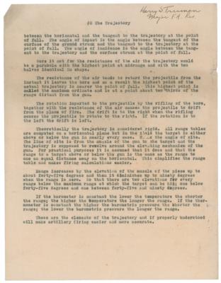 Lot #147 Harry S. Truman Military Service Archive - Image 2