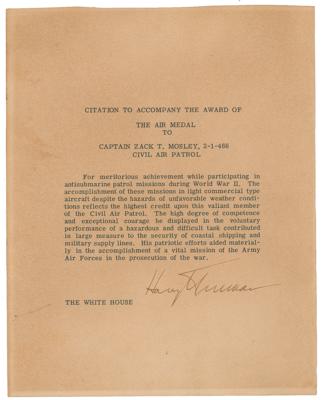 Lot #151 Harry S. Truman Document Signed - Image 1