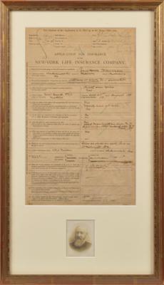 Lot #101 Benjamin Harrison Autograph Document Signed - Image 1