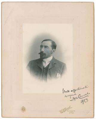 Lot #485 Joseph Conrad Signed Photograph - Image 1
