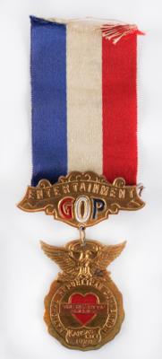 Lot #110 Herbert Hoover: 1928 RNC Badge - Image 1