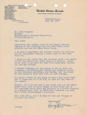 Lot #149 Harry S. Truman Typed Letter Signed - Image 1