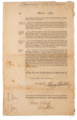 Lot #269 Rhode Island: Native American Acts Document - Image 4