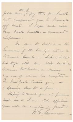 Lot #347 William T. Sherman Autograph Letter Signed - Image 2