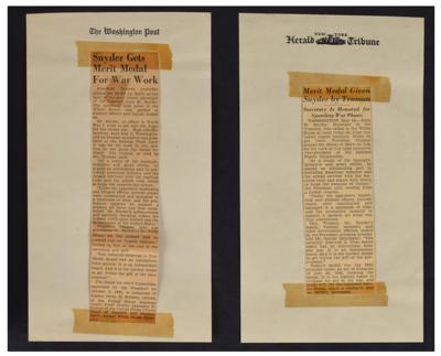 Lot #30 Harry S. Truman Documents Signed - Image 7