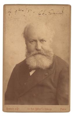Lot #640 Charles Gounod Signed Photograph