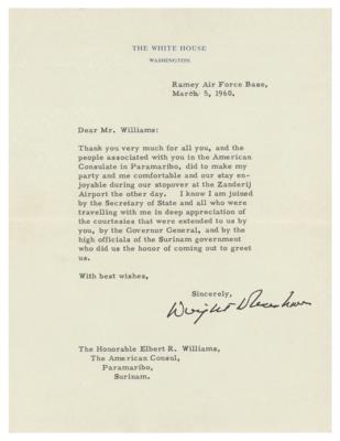 Lot #81 Dwight D. Eisenhower Typed Letter Signed