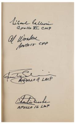 Lot #360 Apollo Astronauts (8) Signed 'From the Earth to the Moon' Book - Image 3