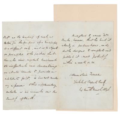 Lot #486 Charles Dickens Autograph Letter Signed - Image 2