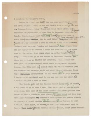 Lot #499 Langston Hughes Typed Manuscript Signed and (2) Signed Books - Image 2