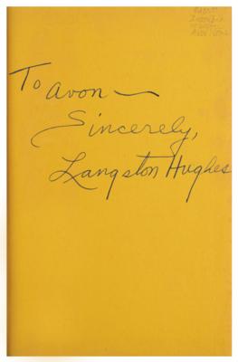 Lot #499 Langston Hughes Typed Manuscript Signed and (2) Signed Books - Image 5