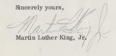Lot #181 Martin Luther King, Jr. Typed Letter Signed - Image 2