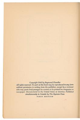 Lot #535 Raymond Chandler: First Edition of The High Window - Image 6