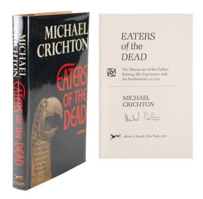 Lot #538 Michael Crichton Signed Book
