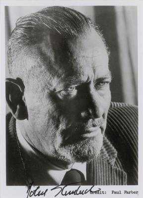 Lot #518 John Steinbeck Signed Photograph