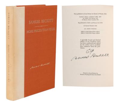 Lot #477 Samuel Beckett Signed Book