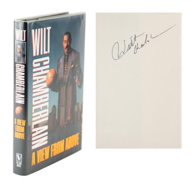 Lot #797 Wilt Chamberlain Signed Book