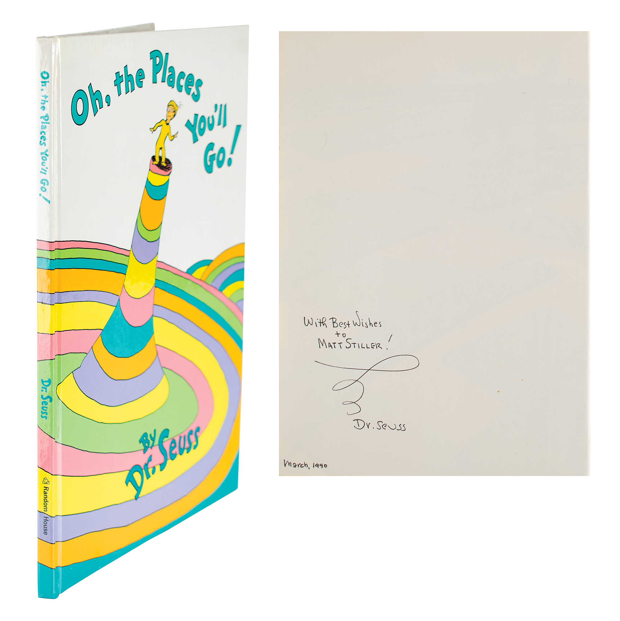 Lot #514 Dr. Seuss Signed Book