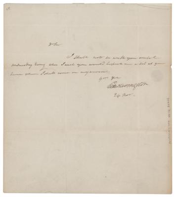 Lot #259 Edward Livingston Autograph Letter Signed with Free Frank - Image 1