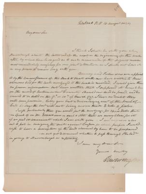 Lot #260 Edward Livingston Autograph Letter Signed