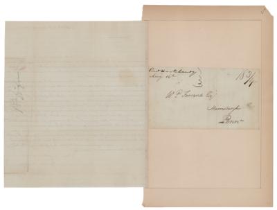 Lot #260 Edward Livingston Autograph Letter Signed - Image 2