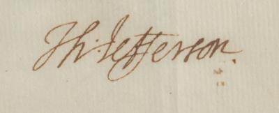 Lot #5 Thomas Jefferson Autograph Letter Signed - Image 3