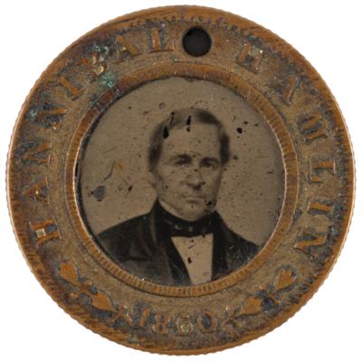 Lot #17 Abraham Lincoln 1860 Presidential Campaign Ferrotype Button - Image 2