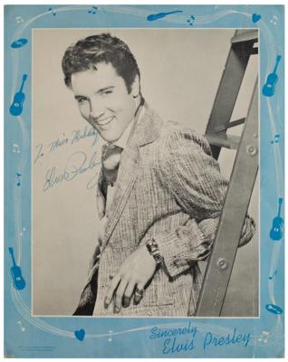 Lot #621 Elvis Presley Signed Program Cover - Image 1