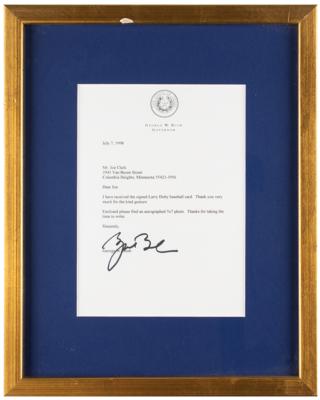 Lot #73 George W. Bush Typed Letter Signed