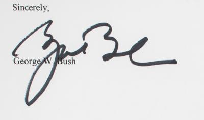 Lot #73 George W. Bush Typed Letter Signed - Image 3