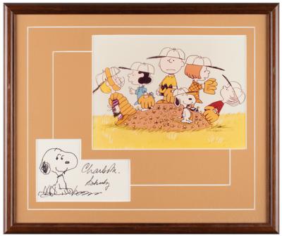 Lot #464 Charles Schulz Original Sketch of Snoopy