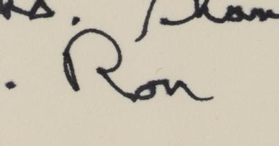 Lot #57 Ronald Reagan and George Bush Signed Letters - Image 5