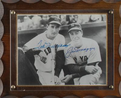 Lot #872 Ted Williams and Joe DiMaggio Signed Photograph - Image 1