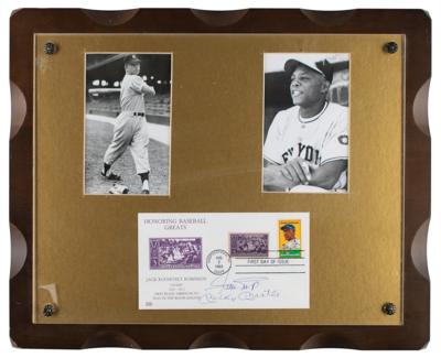 Lot #831 Mickey Mantle and Willie Mays Signed FDC - Image 1