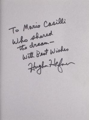 Lot #729 Hugh Hefner Signed Book - Image 2