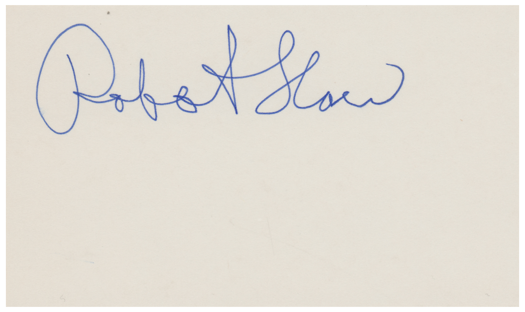 Lot #754 Robert Shaw Signature