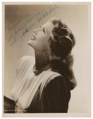 Lot #725 Rita Hayworth Signed Photograph