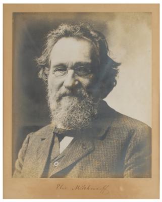Lot #196 Elie Metchnikoff Signed Photograph