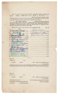 Lot #636 Leonard Bernstein Document Signed - Image 1