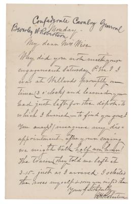 Lot #341 Beverly H. Robertson Autograph Letter Signed - Image 1