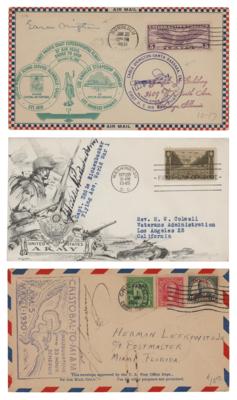 Lot #356 Aviation Lot of (3) Signed Covers: Rickenbacker, Sikorsky, and Ovington - Image 1