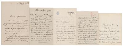 Lot #284 Rothschild Family (9) Signed Items