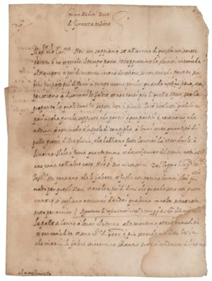 Lot #205 Cosimo I de Medici Document Signed
