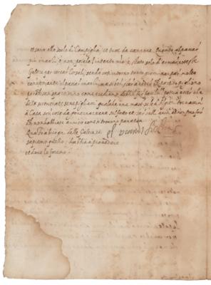 Lot #205 Cosimo I de Medici Document Signed - Image 2