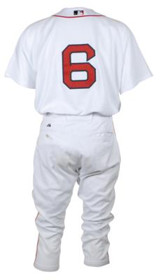 Lot #850 Johnny Pesky's 2005 Boston Red Sox Home Uniform - Image 2