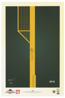 Lot #851 S. Preston (3) Limited Edition Minimalist Sports Prints - Image 4
