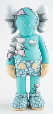 Lot #441 KAWS Open Edition Companion Doll Hand-Painted by Dhani Barragan - Image 1